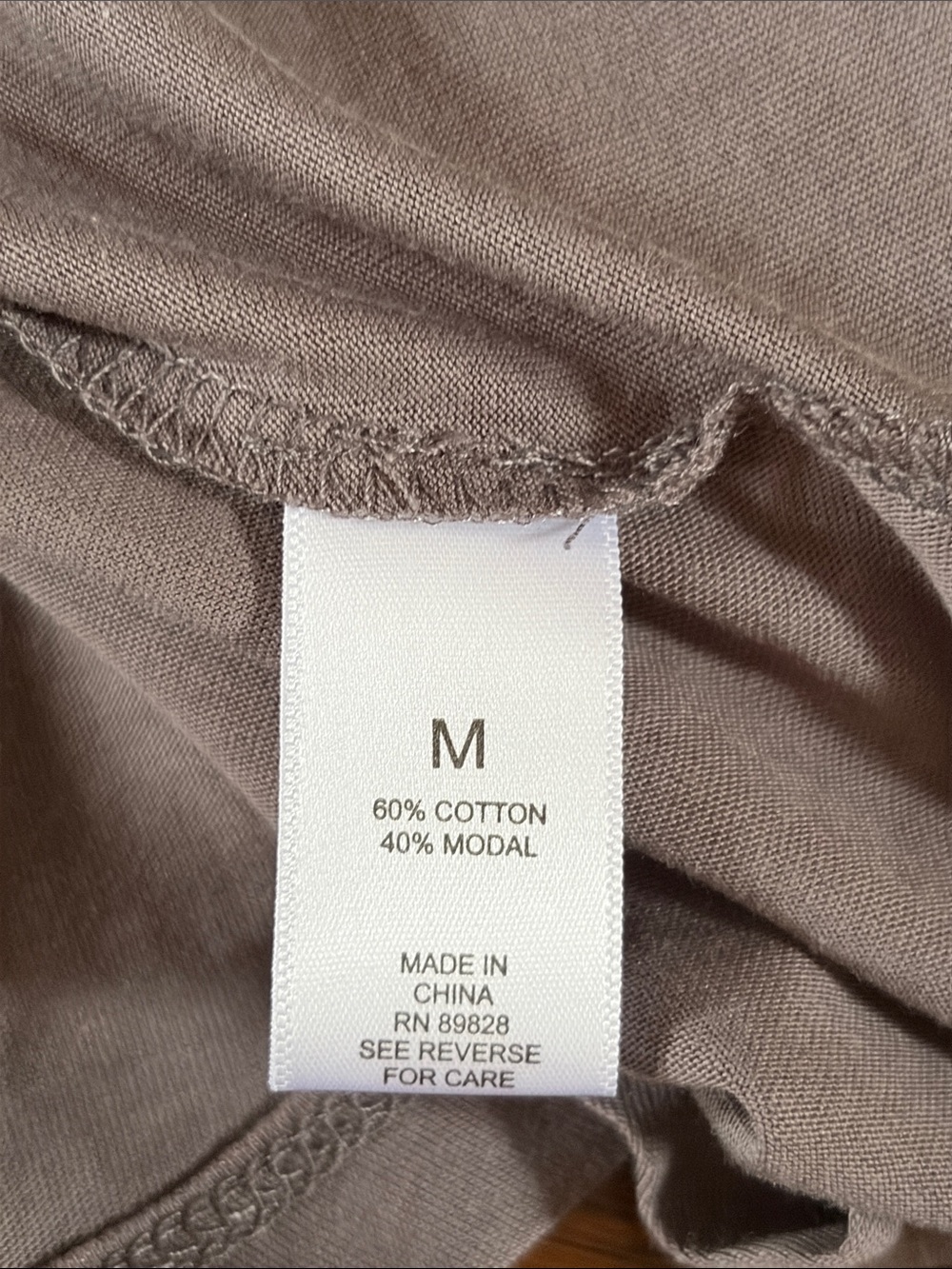LOGO by Lori Goldstein Long Sleeve V-Neck Ruffle Hem Tunic Top - Gray, med - Picture 6 of 6